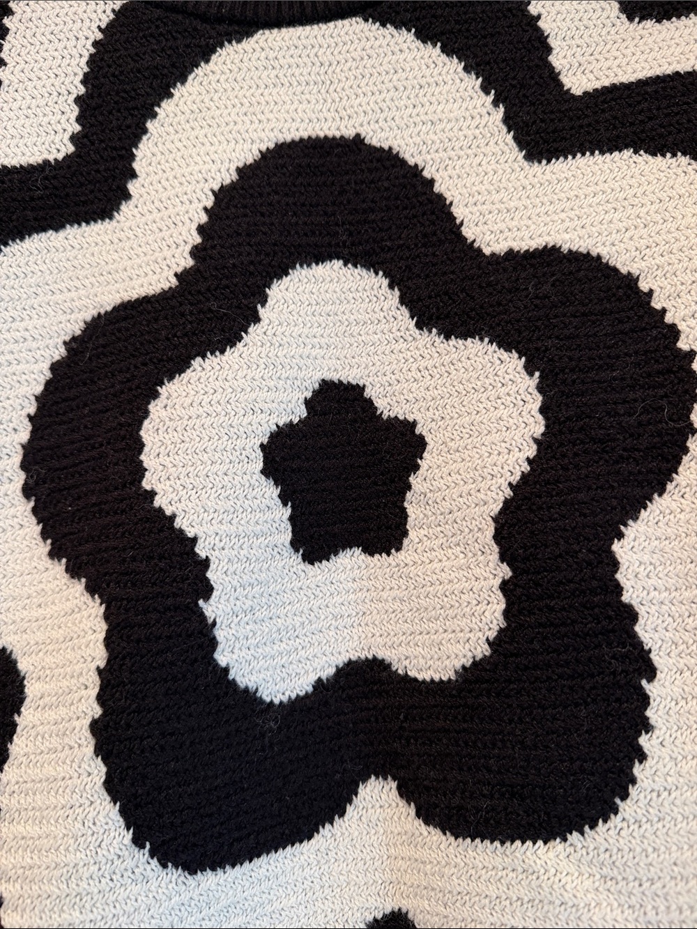 NWOT & Other Stories Floral Motif Jacquard Sweater - Picture 8 of 11